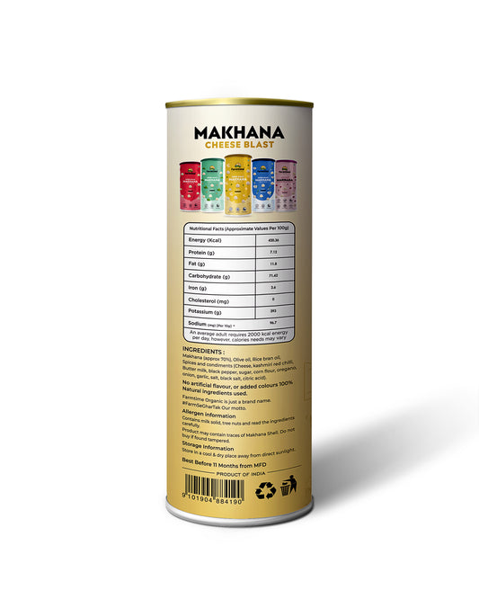 Cheese Blast Makhana – 100g Jar