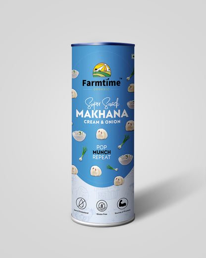 Cream & Onion Makhana – 100g Jar