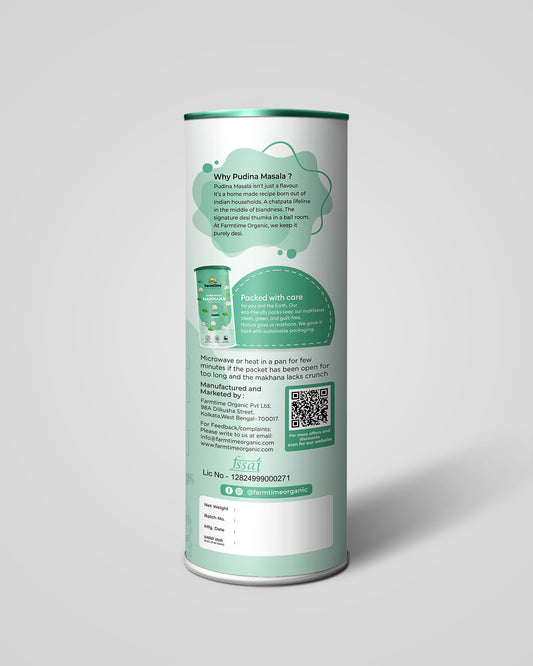 Pudina Masala Makhana – 100g Jar