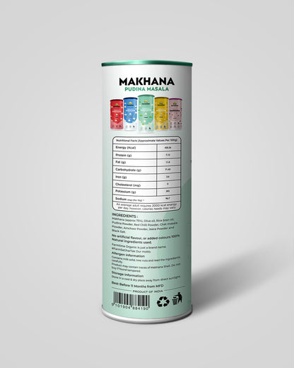 Pudina Masala Makhana – 100g Jar