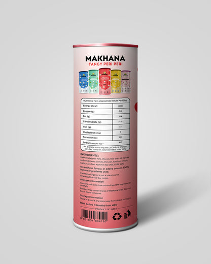 Tangy Peri Peri Makhana – 100g Jar