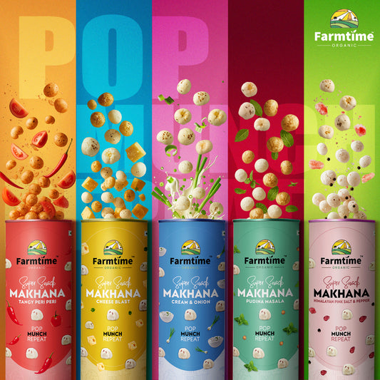 Pudina Masala  + Tangy Peri Peri + Cheese Blast + Cream & Onion + Himalayan Pink Salt Combo of 5