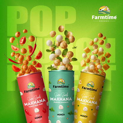 Pudina Masala + Tangy Peri Peri + Cheese Blast Combo of 3